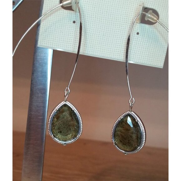 Nwt Sophia and Kate Trendy Hook Wire Teardrop Dangle Drop Earrings Dressy Casual - Picture 1 of 4